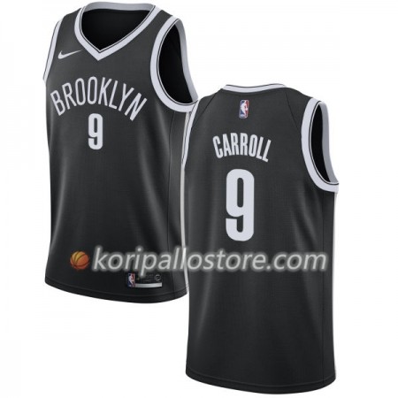 Brooklyn Nets DeMarre Carroll 9 Nike 2017-18 Musta Miesten Pelipaidat Swingman 